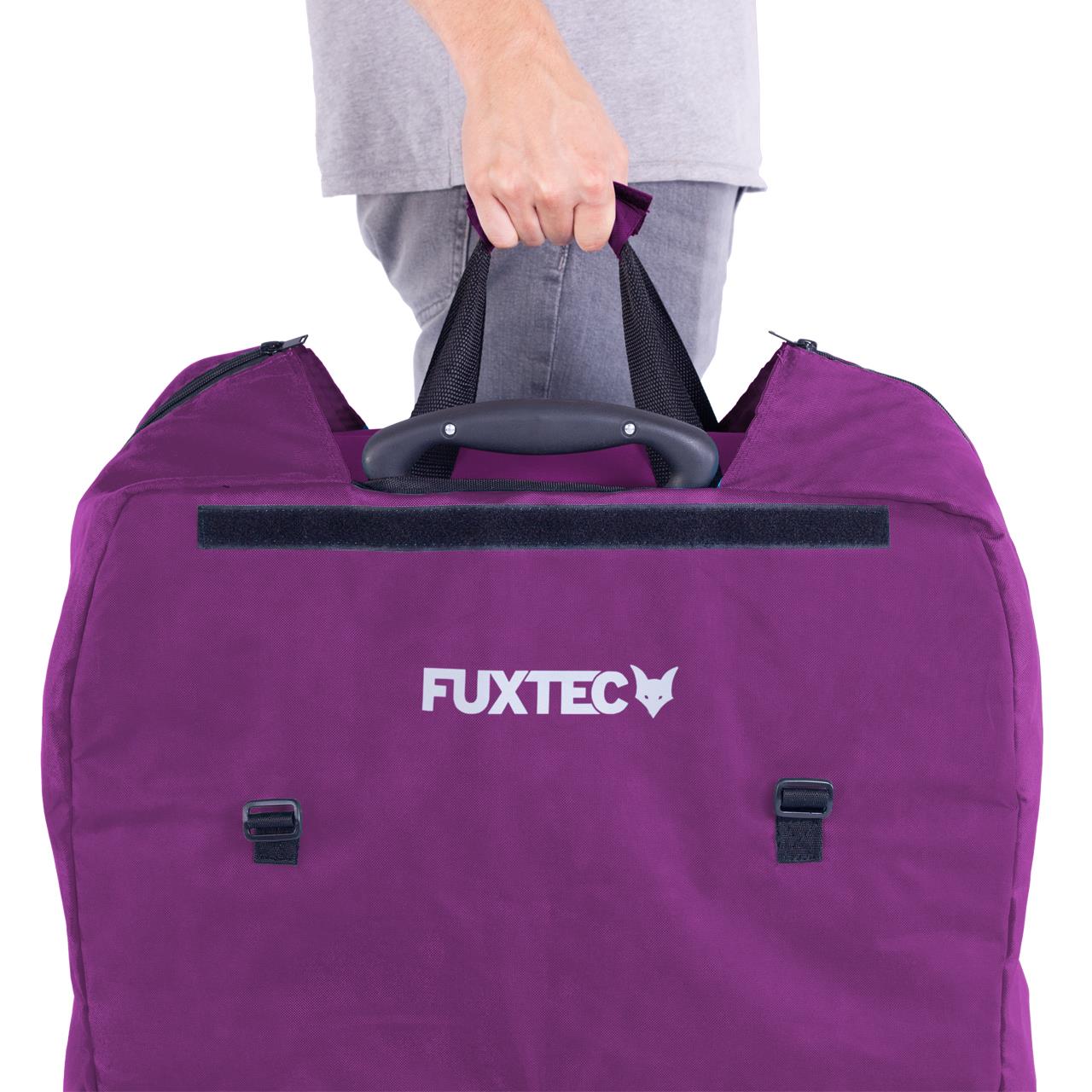 Bolsa de transporte y viaje acolchada de FUXTEC FX-CT700 & FX-CT800 Morado - Image 6