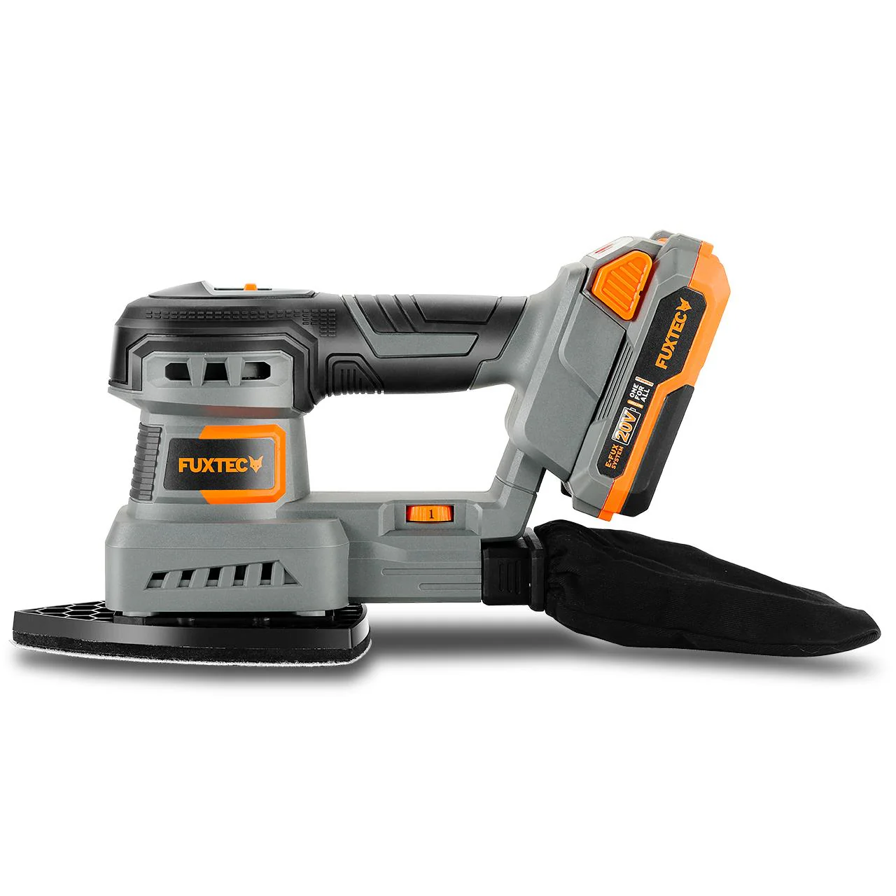 FUXTEC 20V Lijadora Orbital a Batería FX-E1MS20 SET con 1 x Batería 2Ah, 1 x Cargador 1A - Image 3