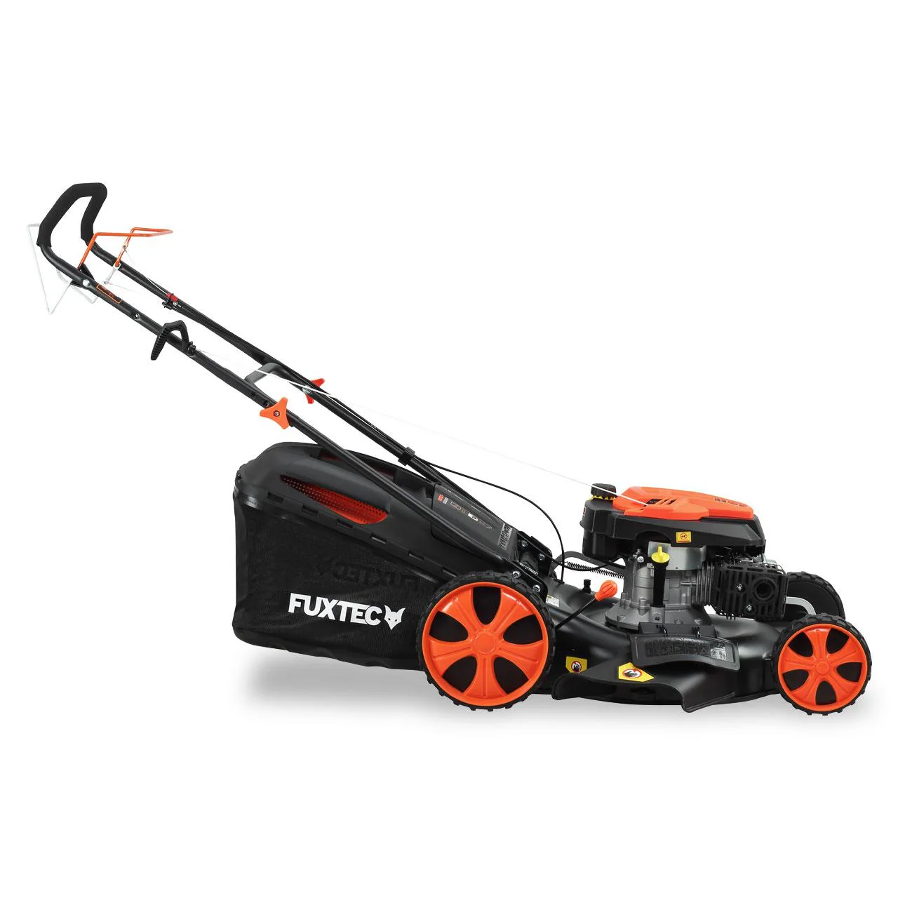 B-WARE Cortacésped a gasolina FUXTEC RM5396 autopropulsado, motor de 4 tiempos de 196 cc, ancho de corte de 53 cm, función de mulching - Image 4