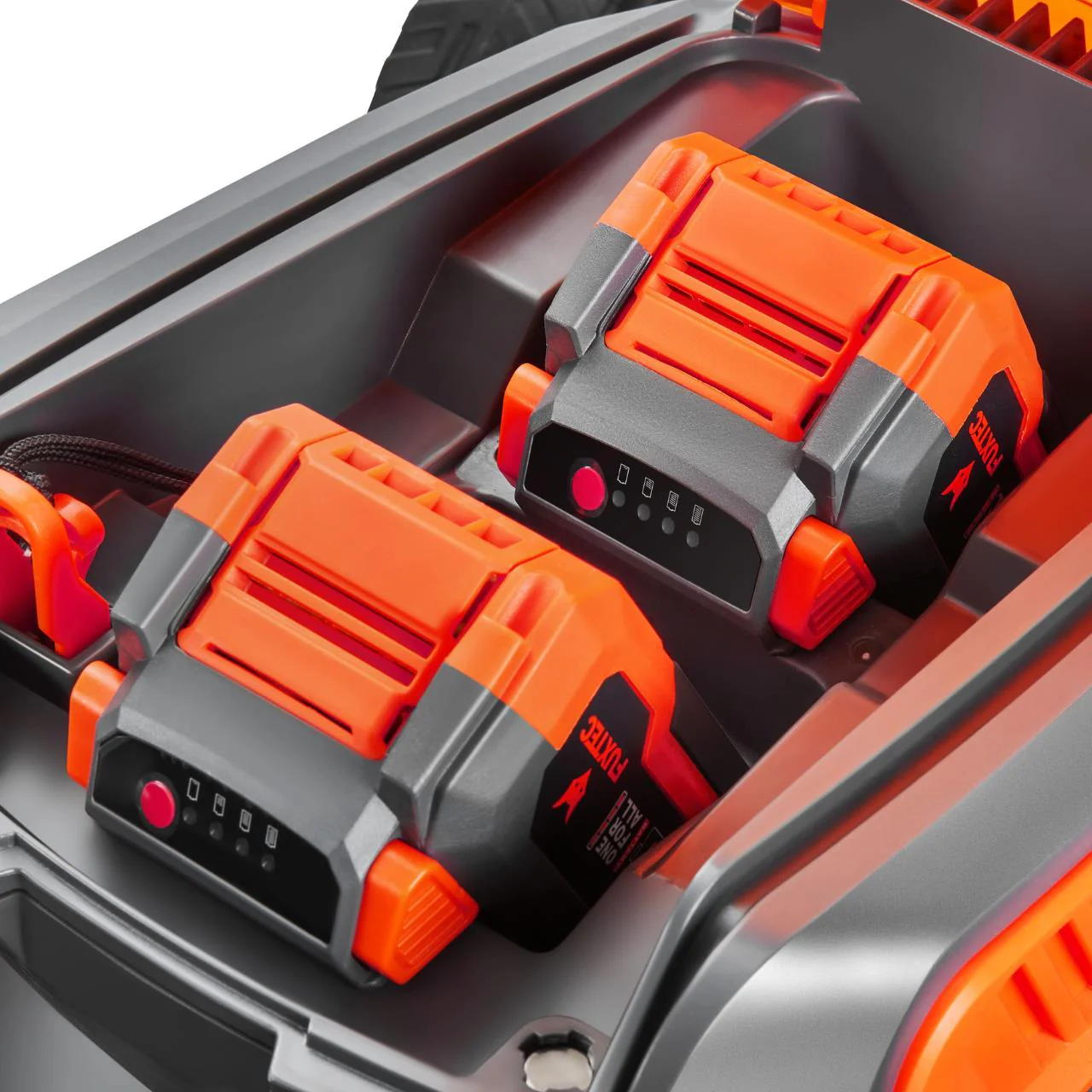 B-WARE Cortadora de césped a batería 40V FUXTEC FX-E2RM51 - Conjunto con 2 baterías de 4Ah y cargador dual de 2,4A - Image 7