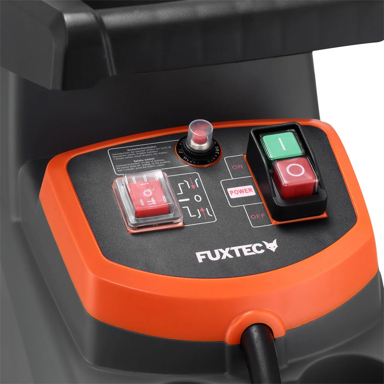 B-WARE Trituradora eléctrica de jardín FUXTEC FX-EGH2800T 2800W - Image 9