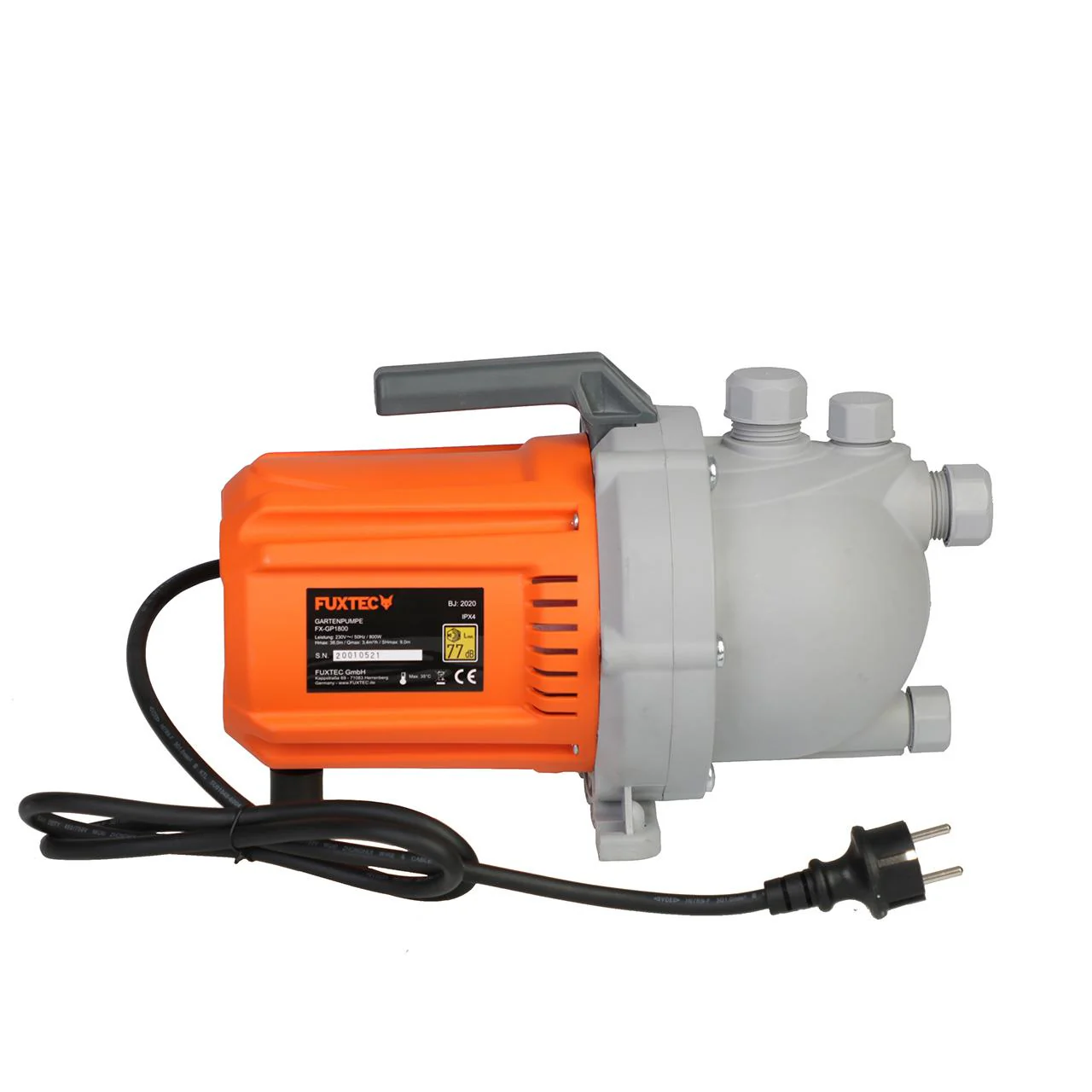 Bomba de agua para jardín FUXTEC FX-GP1800 - Image 5