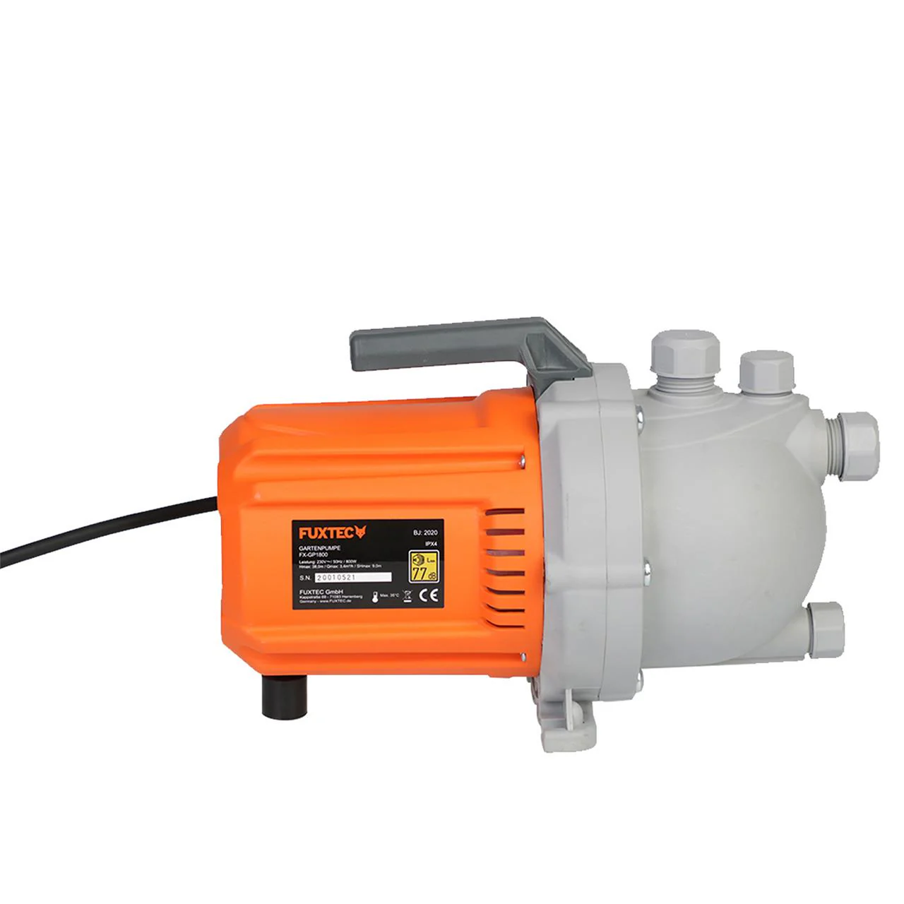 Bomba de agua para jardín FUXTEC FX-GP1800 - Image 6