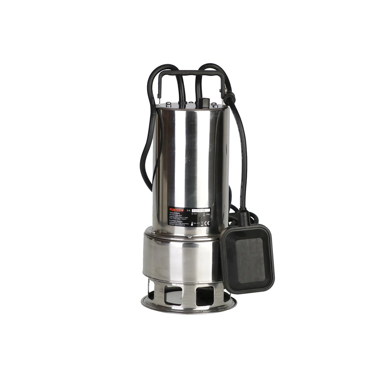 FUXTEC FX-TP11100 Bomba sumergible de 1100 W - Ideal para el bombeo de aguas residuales - Image 7