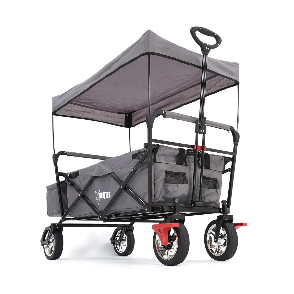 Bollerwagen FUXTEC FX-CT500 con techo solar - Image 2