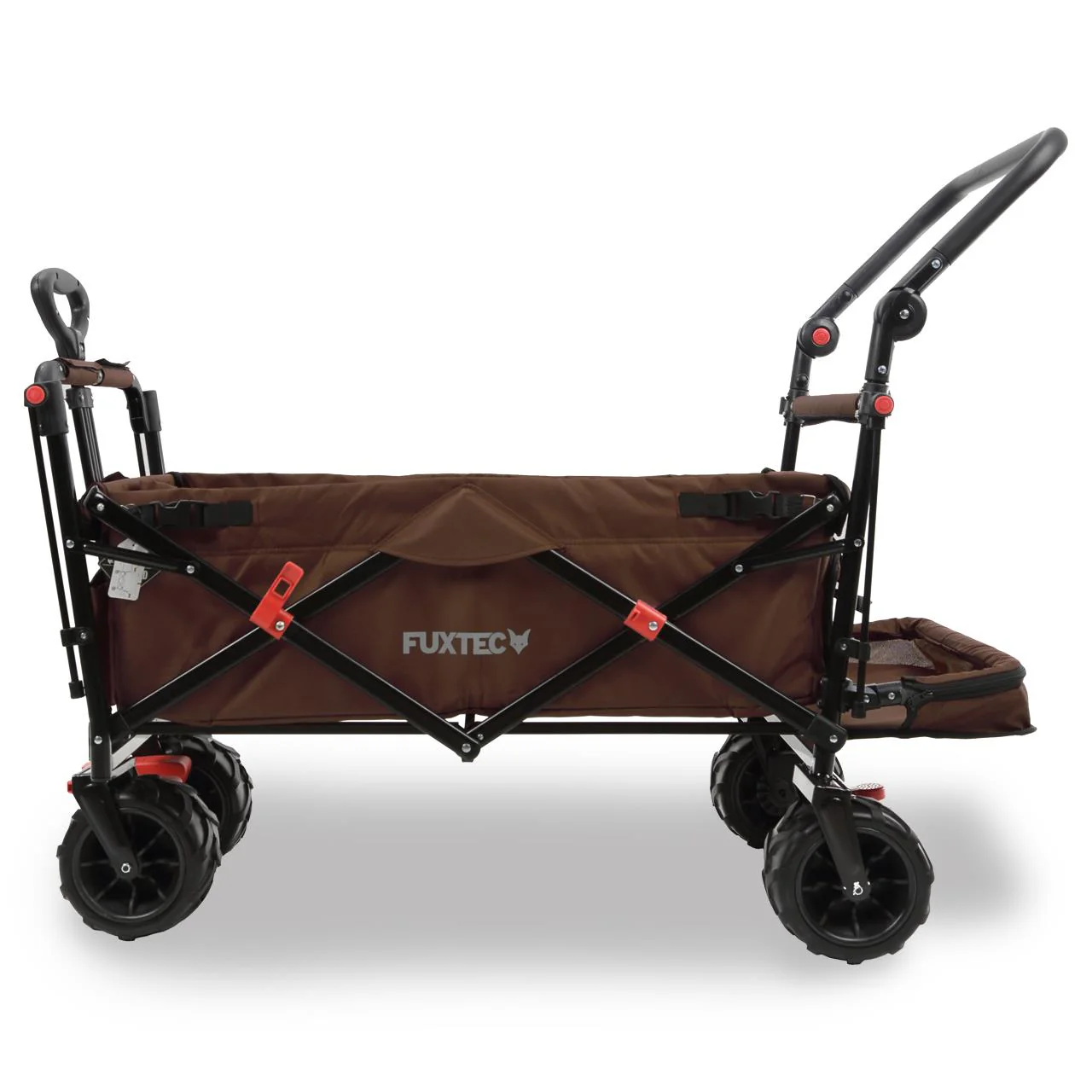 Carrito de playa plegable FX-CTB800 FUXTEC con toldo protector UV, mango empuje y extensión internar cap. de carga 75kg - Grundartikel - Image 123