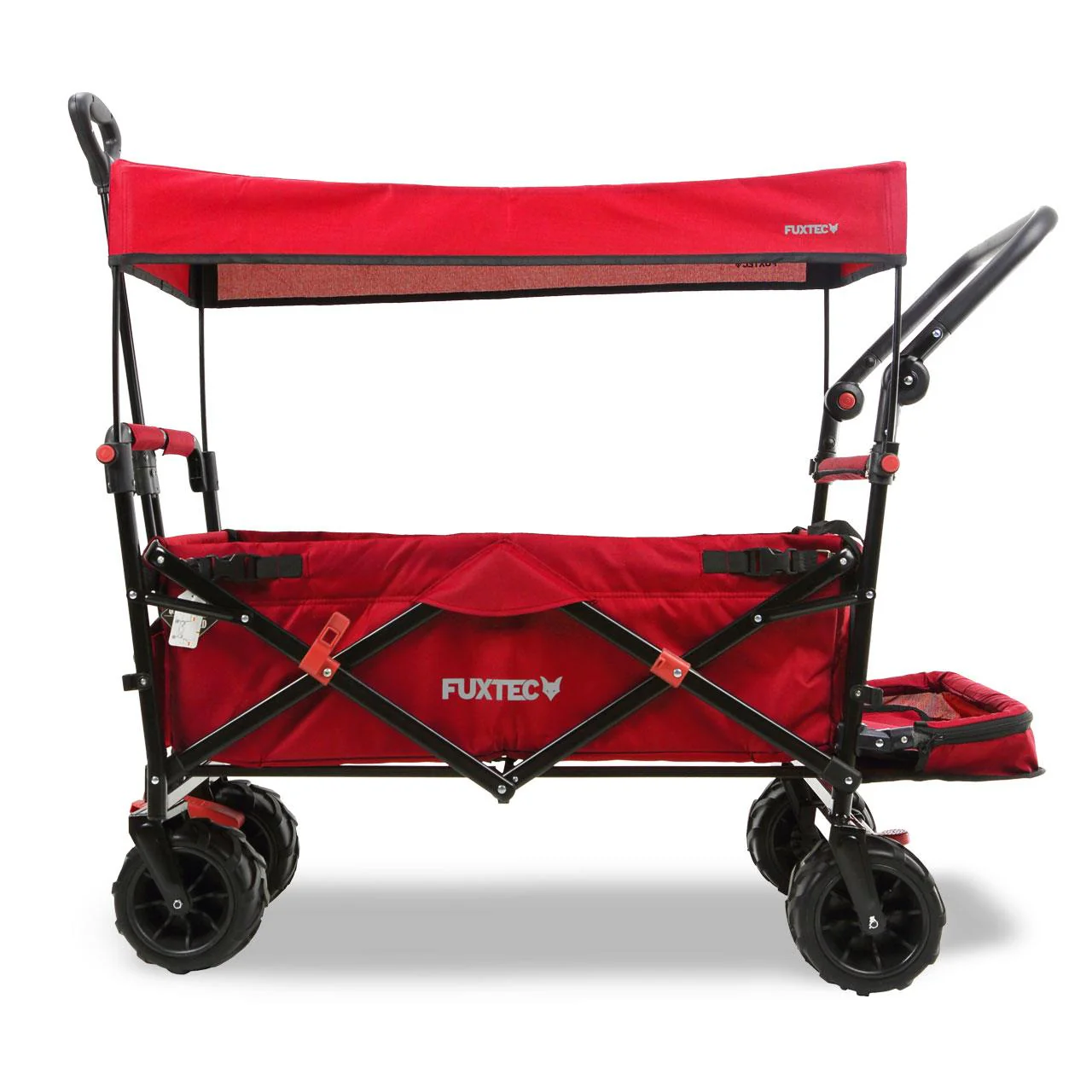 Carrito de playa plegable FX-CTB800 FUXTEC con toldo protector UV, mango empuje y extensión internar cap. de carga 75kg - Grundartikel - Image 24