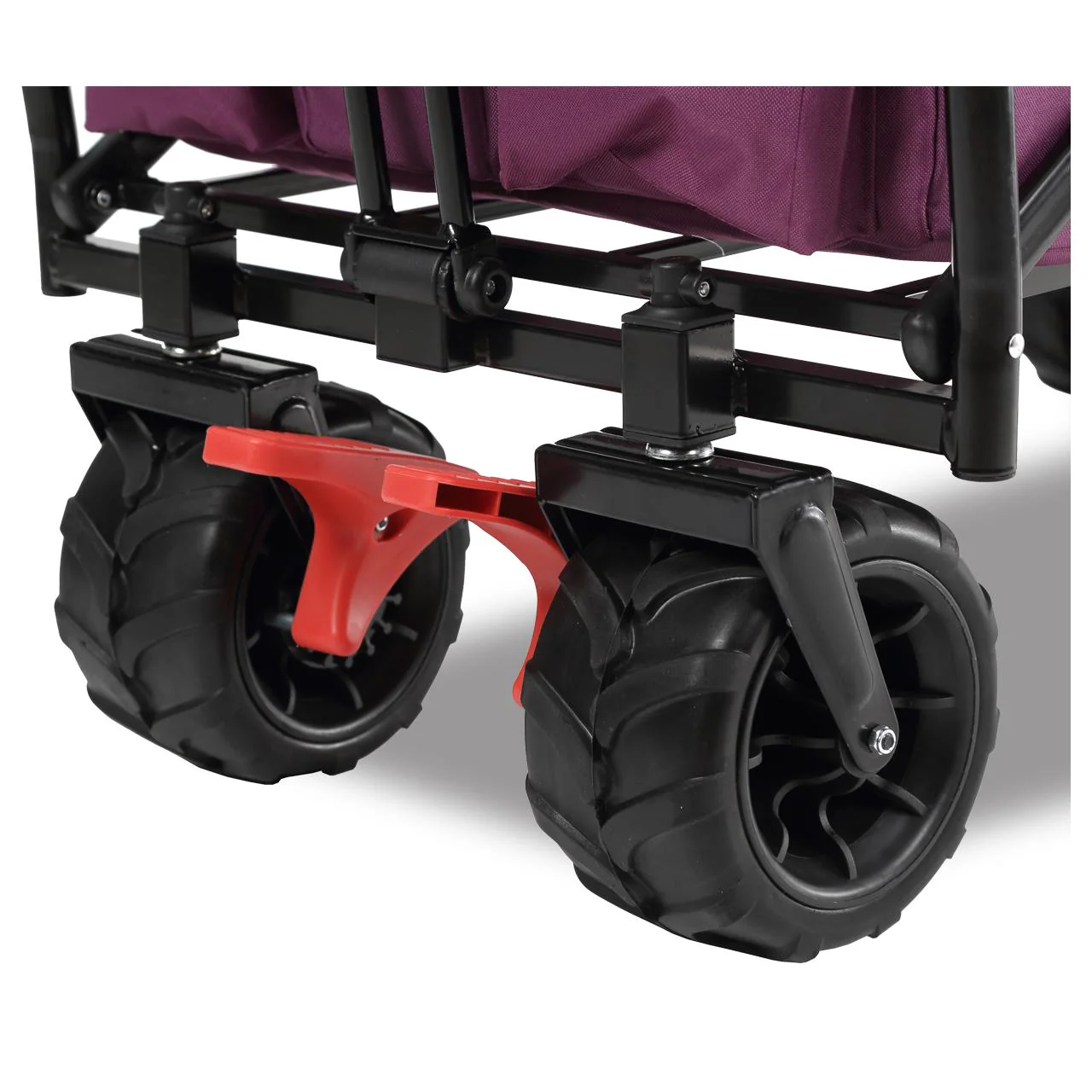 Carrito de playa plegable FX-CTB800 FUXTEC con toldo protector UV, mango empuje y extensión internar cap. de carga 75kg - Grundartikel - Image 35