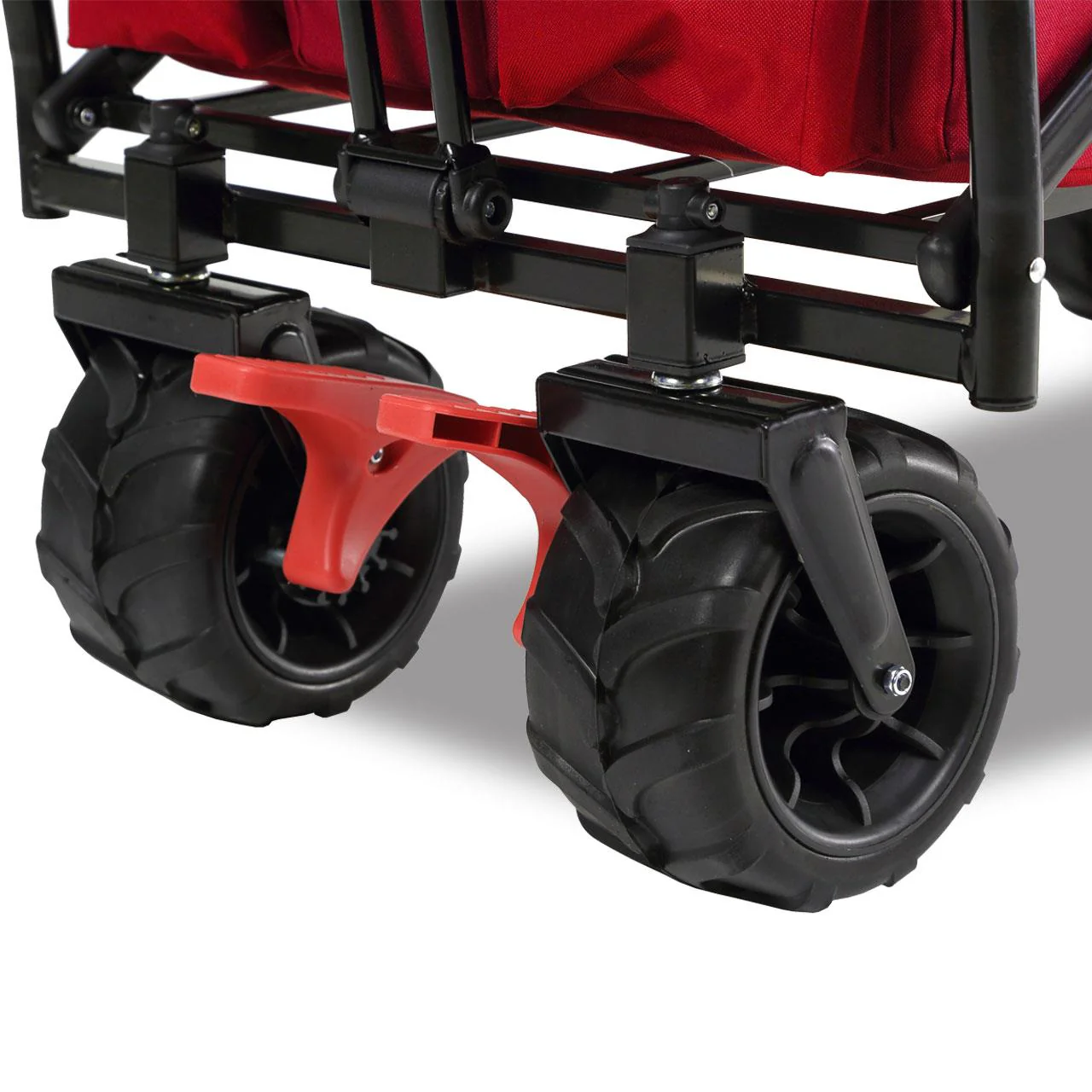 Carrito de playa plegable FX-CTB800 FUXTEC con toldo protector UV, mango empuje y extensión internar cap. de carga 75kg - Grundartikel - Image 44
