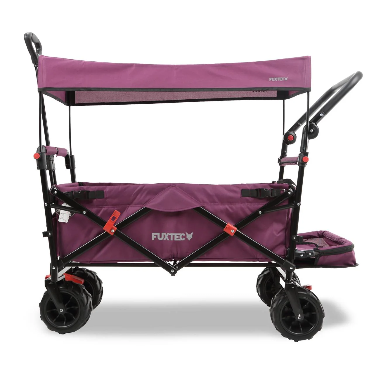 Carrito de playa plegable FX-CTB800 FUXTEC con toldo protector UV, mango empuje y extensión internar cap. de carga 75kg - Grundartikel - Image 48