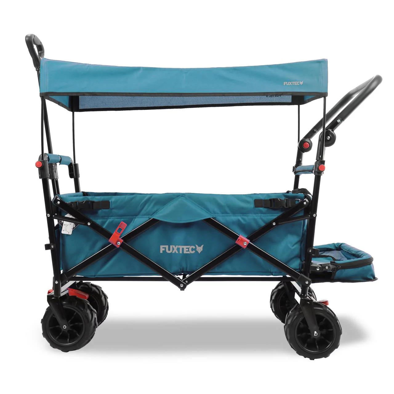 Carrito de playa plegable FX-CTB800 FUXTEC con toldo protector UV, mango empuje y extensión internar cap. de carga 75kg - Grundartikel - Image 49