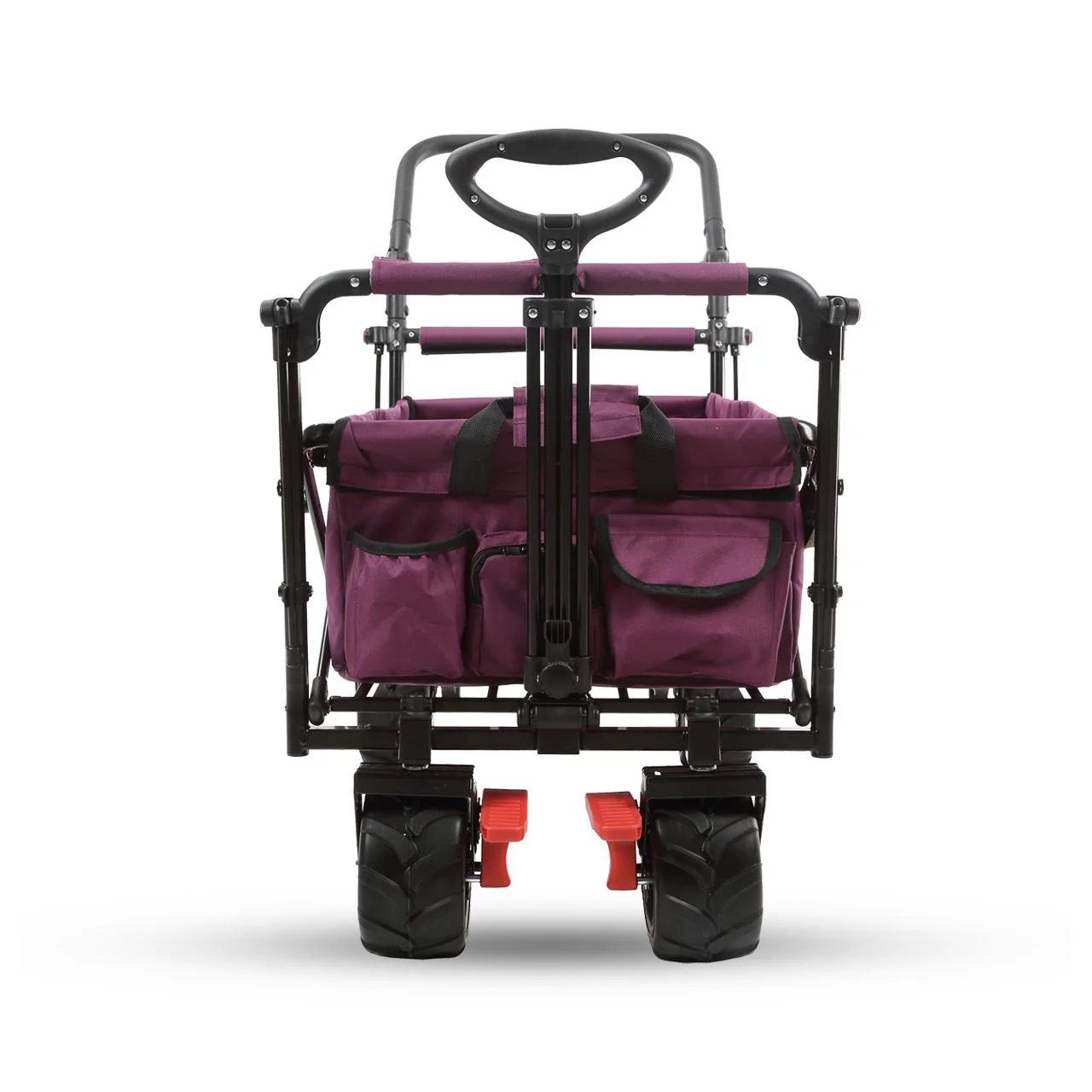 Carrito de playa plegable FX-CTB800 FUXTEC con toldo protector UV, mango empuje y extensión internar cap. de carga 75kg - Grundartikel - Image 60