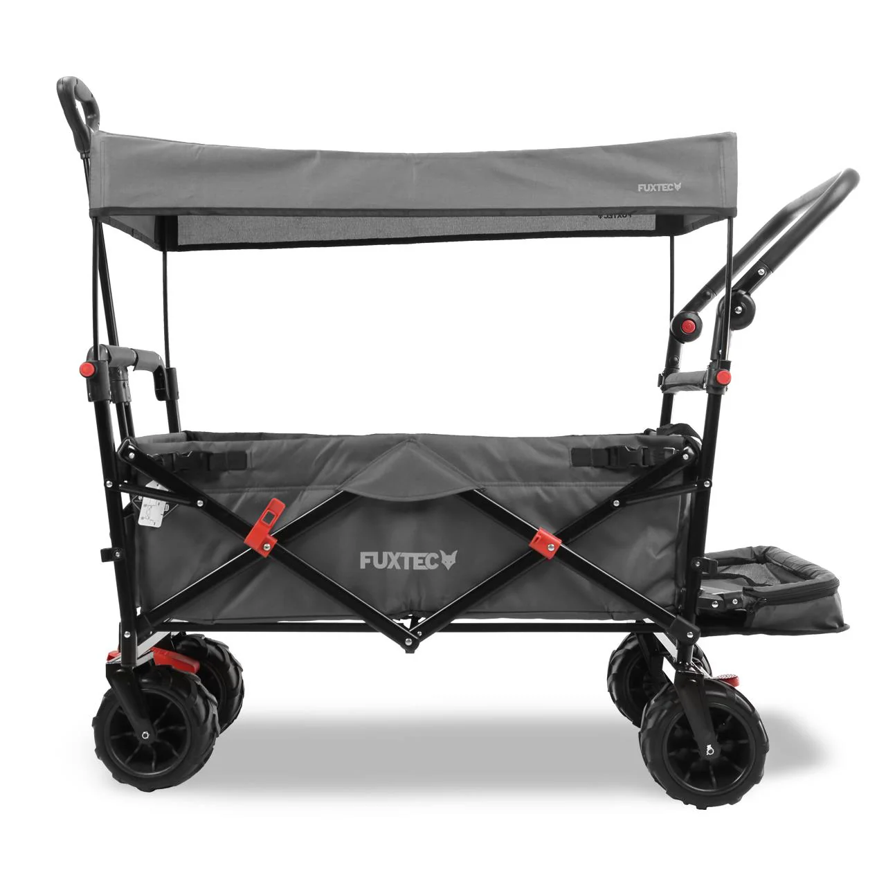 Carrito de playa plegable FX-CTB800 FUXTEC con toldo protector UV, mango empuje y extensión internar cap. de carga 75kg - Grundartikel - Image 78