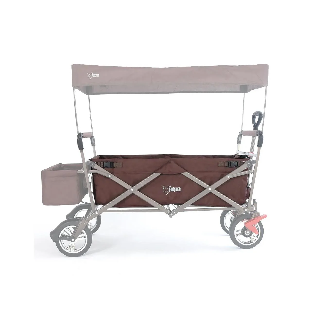 Funda de tela para el asiento del carrito CT-500 / JW76C en marrón