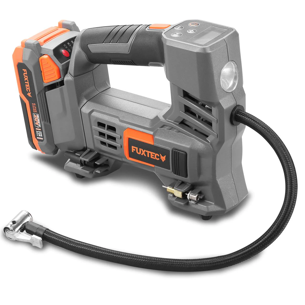 FUXTEC 20V Batería Compresor FX-E1CI20 SET con 1 x Batería 2Ah, 1 x Cargador 1A - Image 3