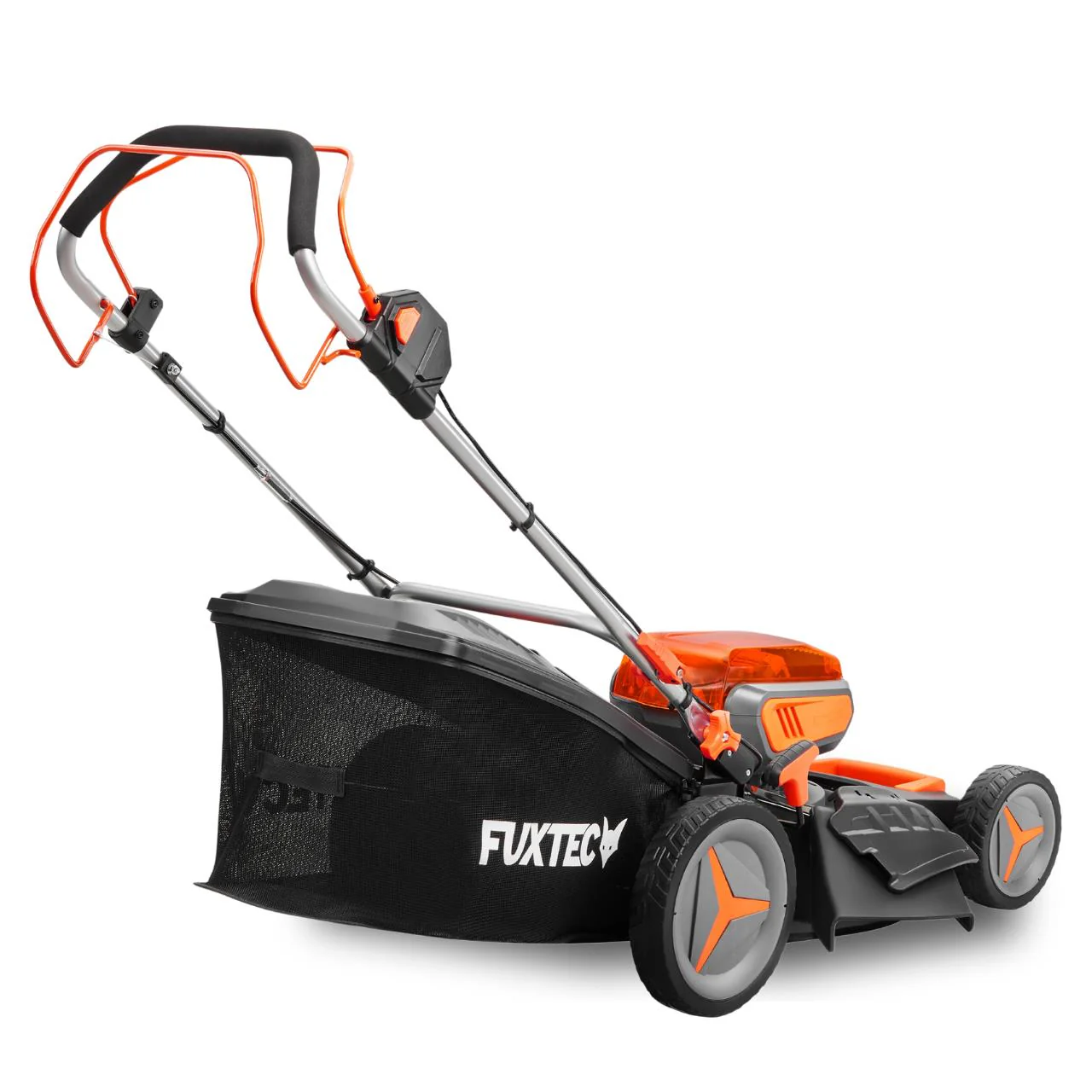 Cortacésped a batería de 40V FUXTEC FX-E2RM46 - Juego con 2 baterías de 4Ah y cargador doble de 2,4A - Image 5