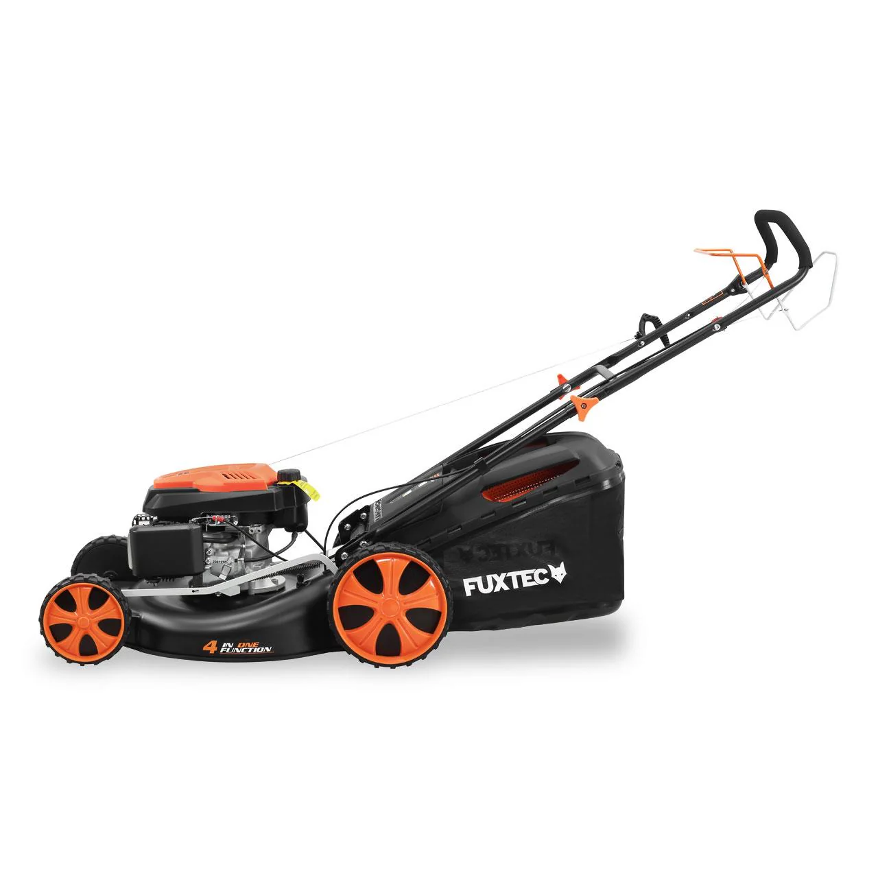 Cortacésped a gasolina FUXTEC RM5396 autopropulsado, motor de 4 tiempos de 196 cc, ancho de corte de 53 cm, función de mulching - Image 3