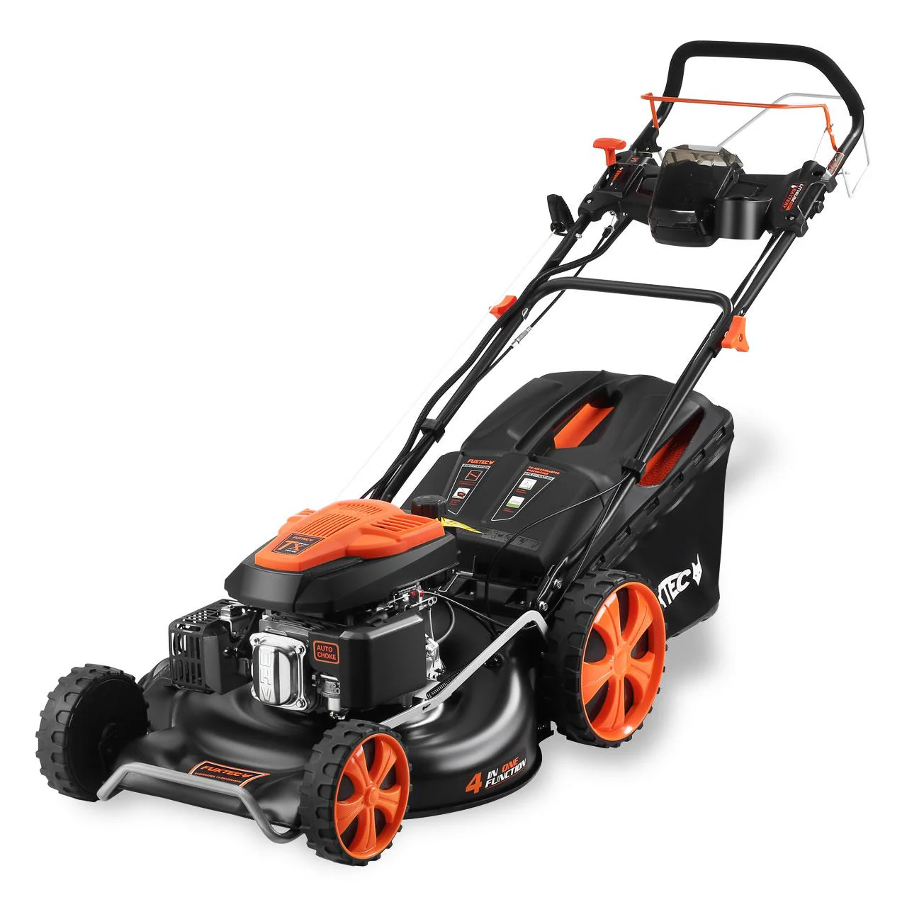 Cortacésped de gasolina con arranque eléctrico E-Start y velocidad de tracción ajustable FUXTEC FX-RM5396esPRO. - Image 2