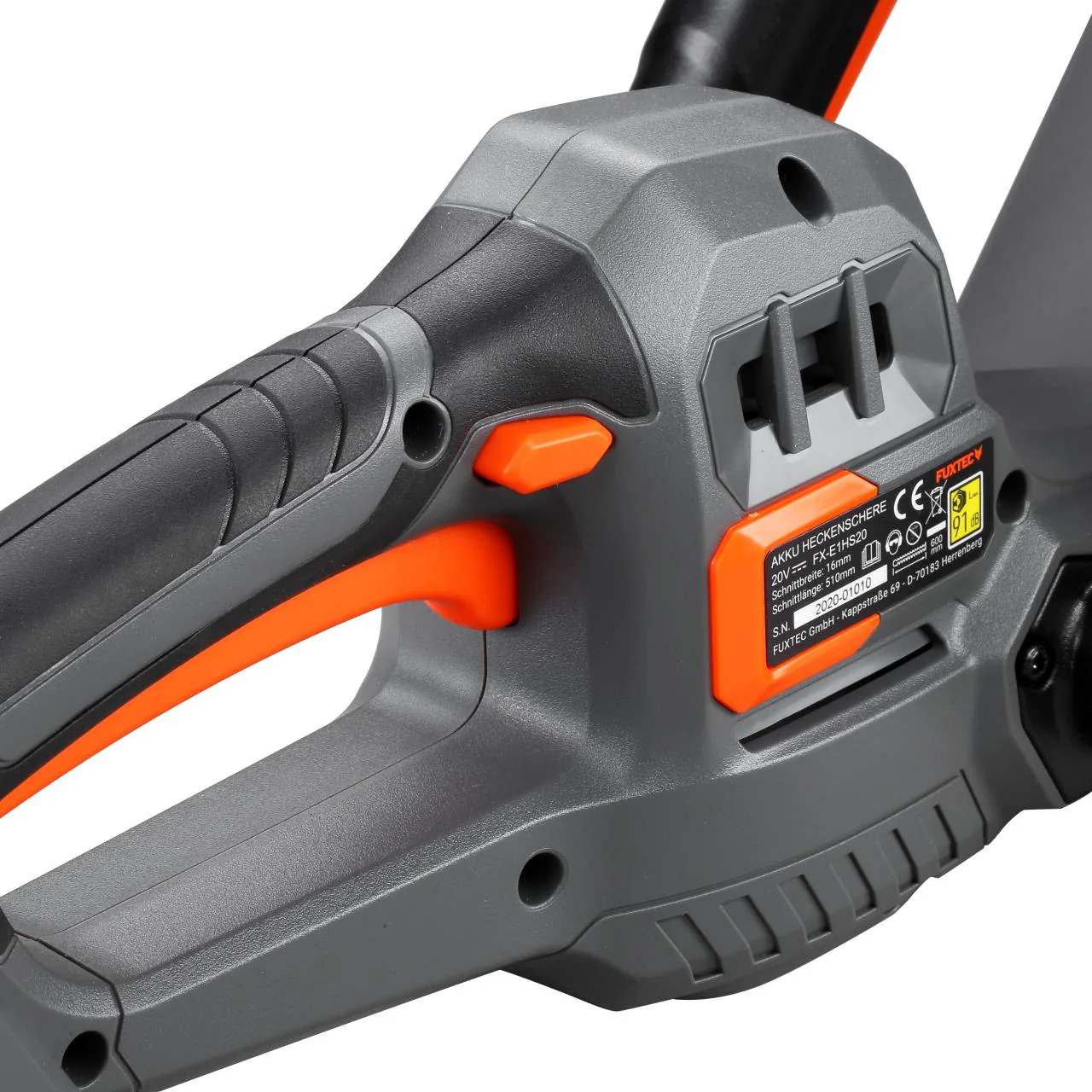 Cortasetos a batería FUXTEC 20V FX-E1HS20 sin batería, sin cargador - Image 9