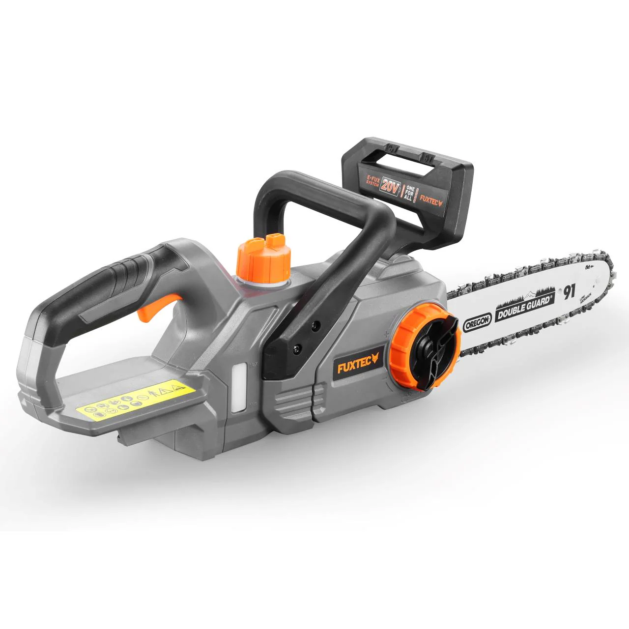 Motosierra a batería de 20V FUXTEC FX-E1KS20 con batería de 2Ah y cargador de 2,4A - Image 5