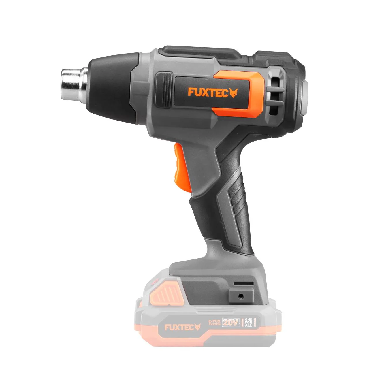 Pistola térmica a batería FUXTEC FX-E1HLP20 20V - con batería de 2.0 Ah y cargador de 1A, hasta 550°C - Image 3