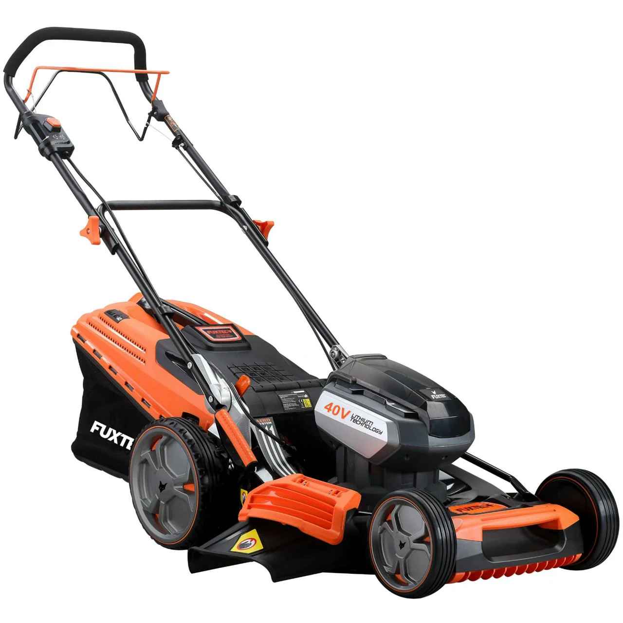 B-WARE 40V Akku Rasenmäher E148CV - Set mit Akku und Ladegerät FUXTEC - Image 2