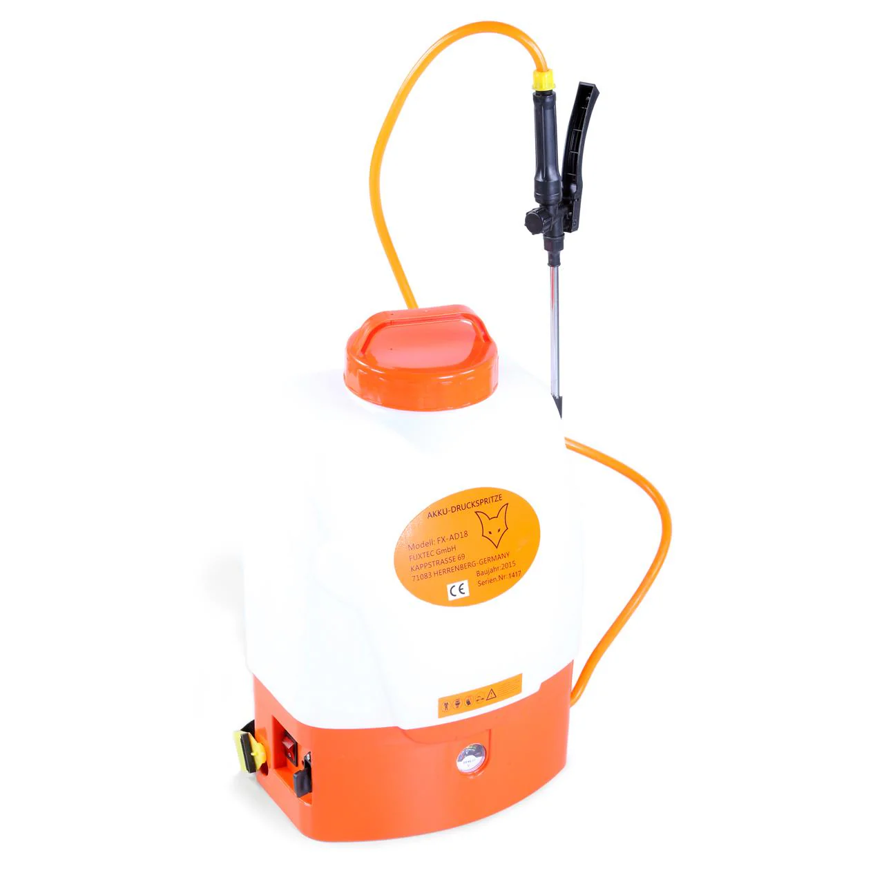 B-WARE FUXTEC Pulverizador eléctrico Recargable de Mochila FX-AD18 18L - Image 4