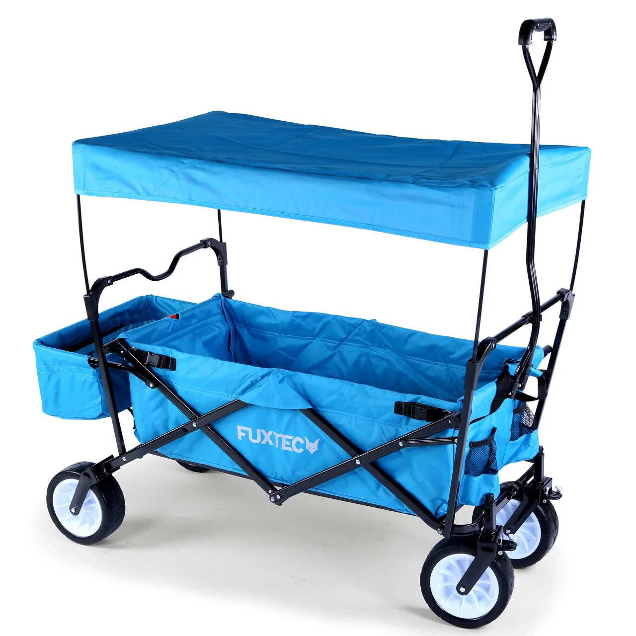 B-WARE FUXTEC Bollerwagen FX-BW100 TÜRKISBLAU - Image 4