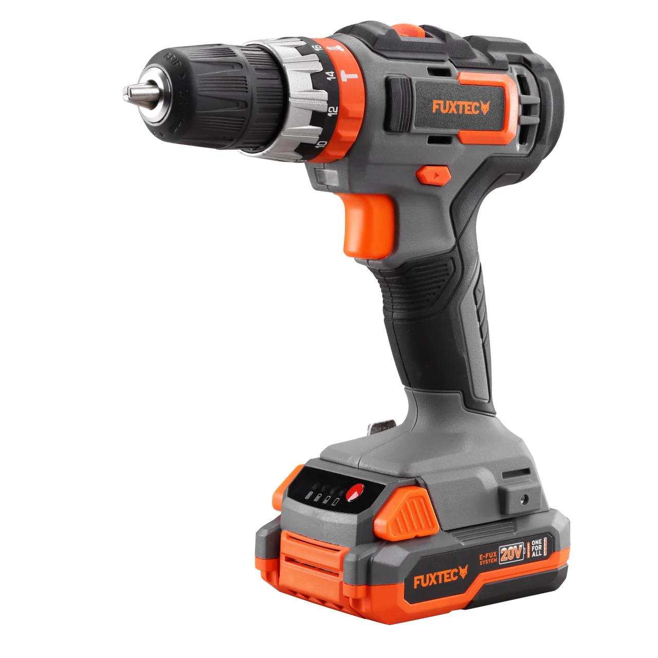 B-WARE FUXTEC 20V Taladro de Impacto a Batería FX-E1SBS20 SET con 2 x Batería 2Ah, 1 x Cargador 1A - Image 2