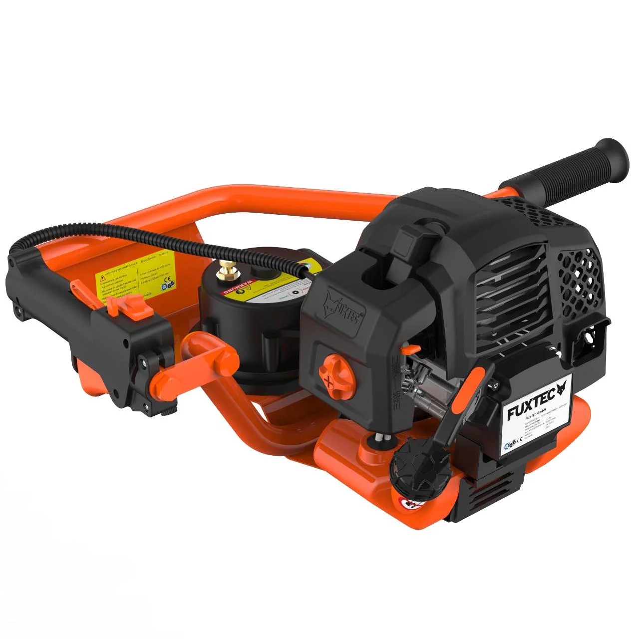 B-WARE FUXTEC FX-EB152 Taladro de Tierra Ahoyador, 3CV, 52CC - con 3 Brocas de 100/150/200mm - Image 11