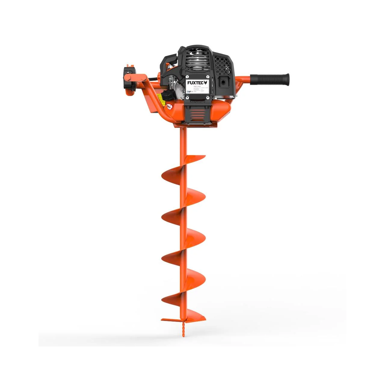 B-WARE FUXTEC FX-EB152 Taladro de Tierra Ahoyador, 3CV, 52CC - con 3 Brocas de 100/150/200mm - Image 3