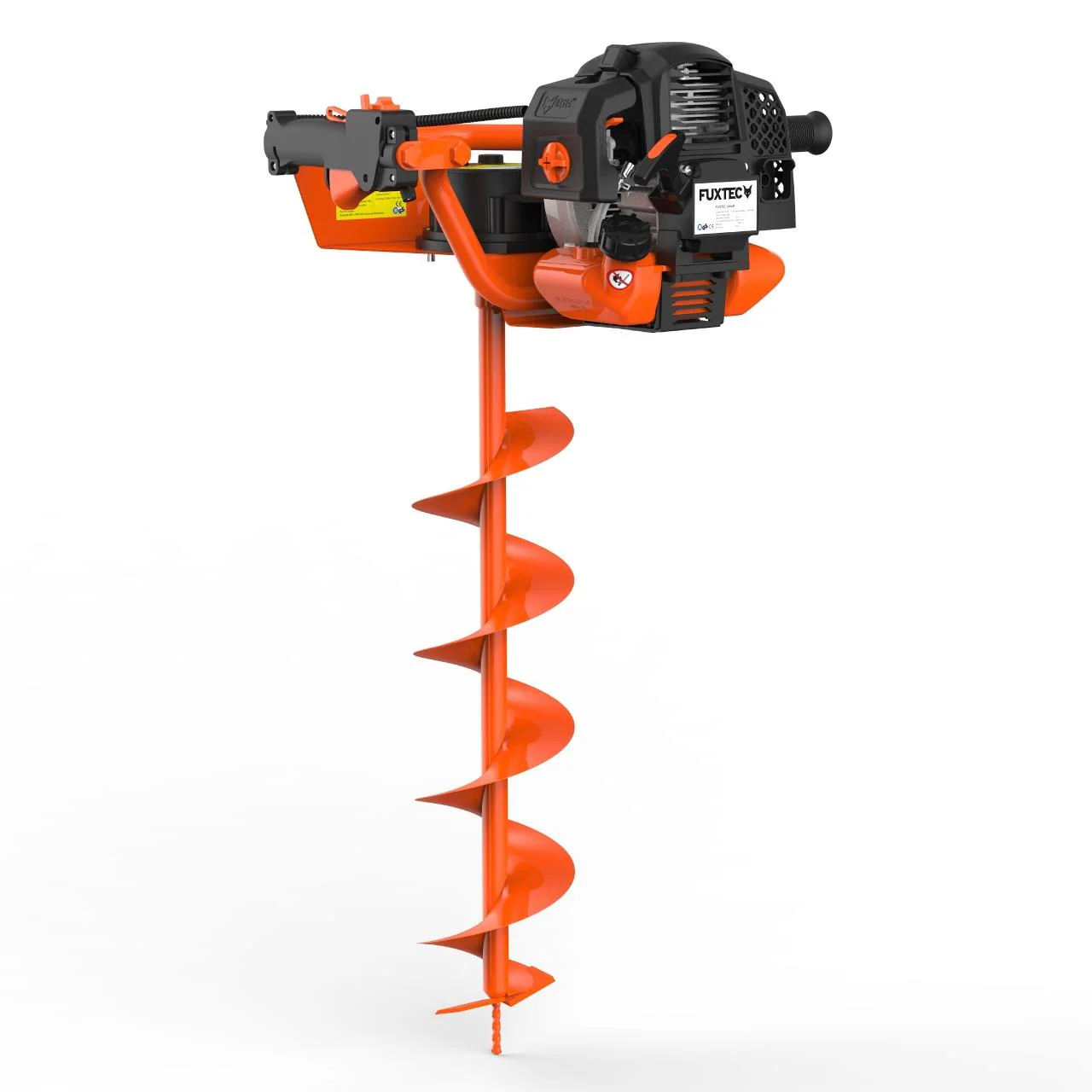 B-WARE FUXTEC FX-EB152 Taladro de Tierra Ahoyador, 3CV, 52CC - con 3 Brocas de 100/150/200mm - Image 4