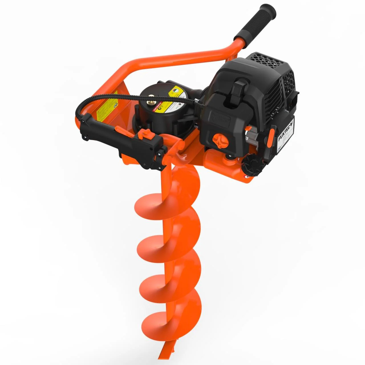 B-WARE FUXTEC FX-EB152 Taladro de Tierra Ahoyador, 3CV, 52CC - con 3 Brocas de 100/150/200mm - Image 6