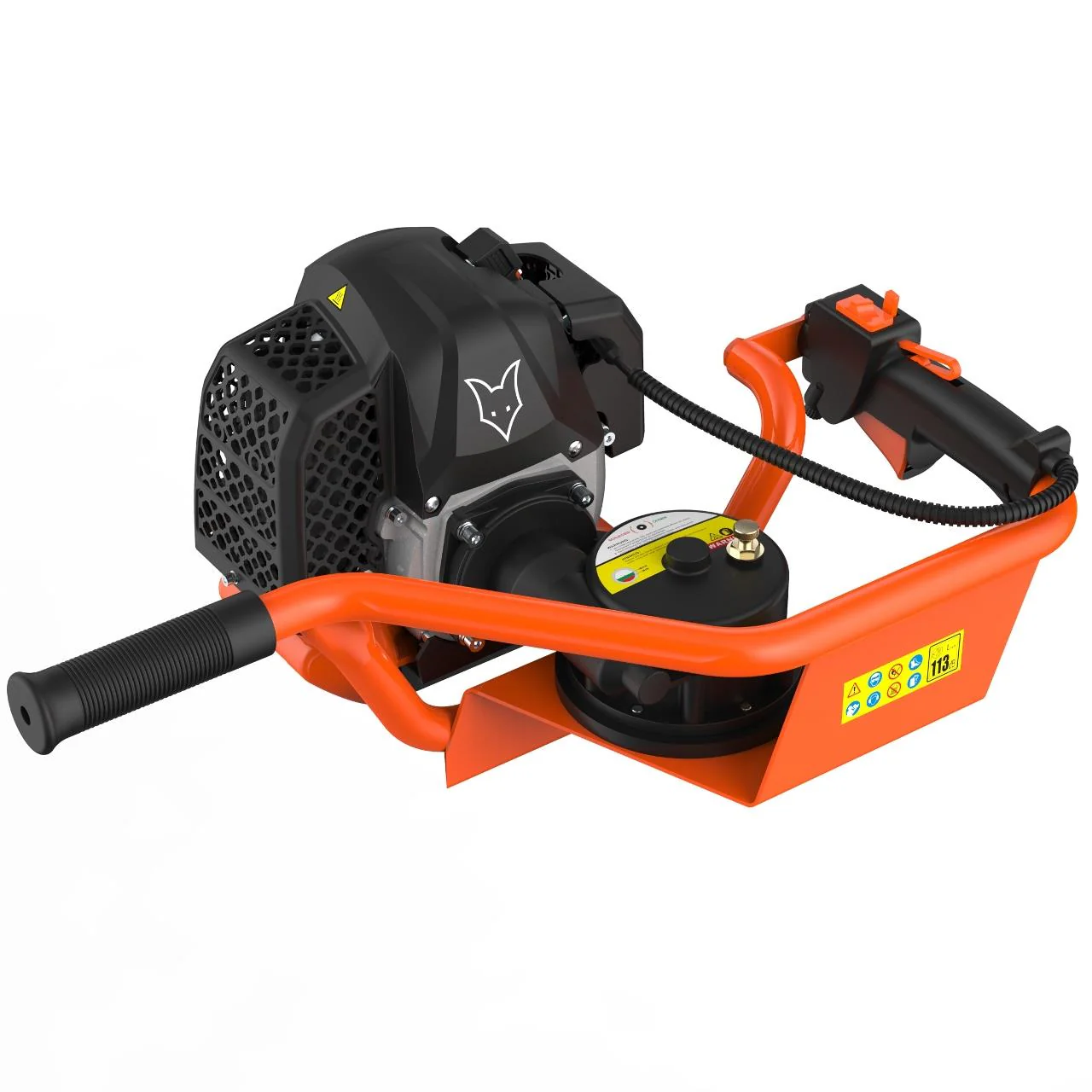 B-WARE FUXTEC FX-EB152 Taladro de Tierra Ahoyador, 3CV, 52CC - con 3 Brocas de 100/150/200mm - Image 7