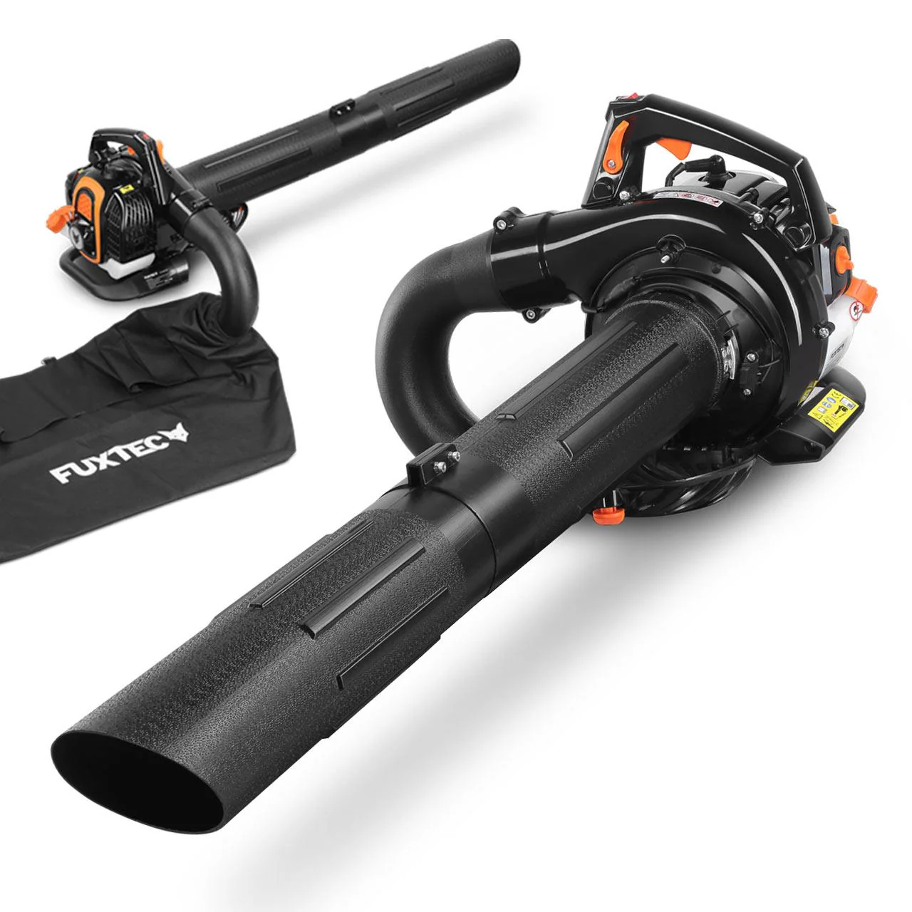 B-WARE Soplador Aspirador y triturador de Hojas de Gasolina Profesional Fuxtec FX-LBS126P 3 en 1 - Image 2