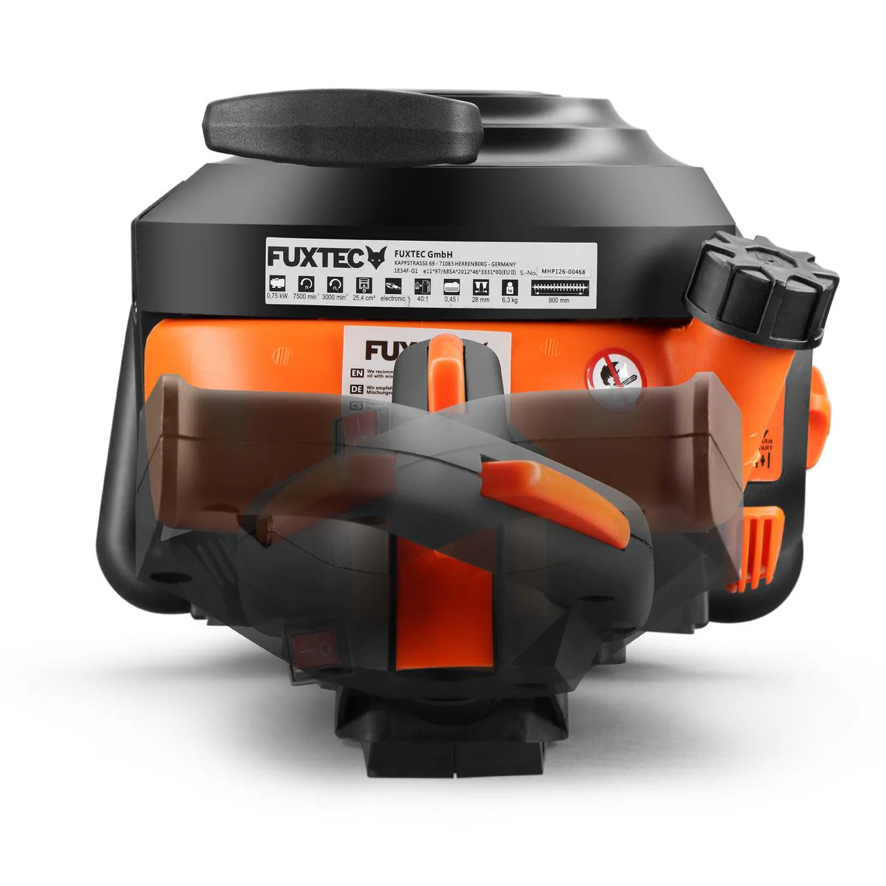 B-WARE Cortasetos profesional de gasolina FUXTEC FX-MHP126 - Longitud de corte 800 mm - XXL, Motor de 2 tiempos, 25,4cc - Image 7