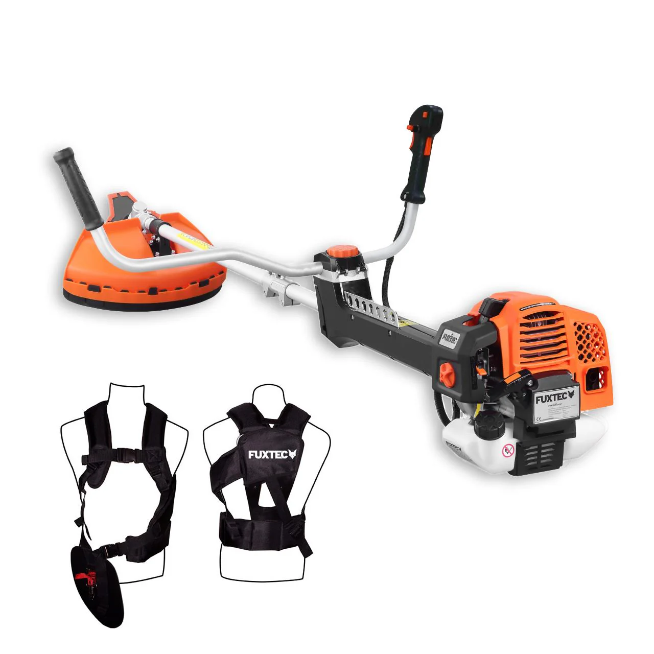 B-WARE Desbrozadora Profesional de Gasolina Multifunción FUXTEC PS162 2 en 1 de 62 CC, 3,5 CV
