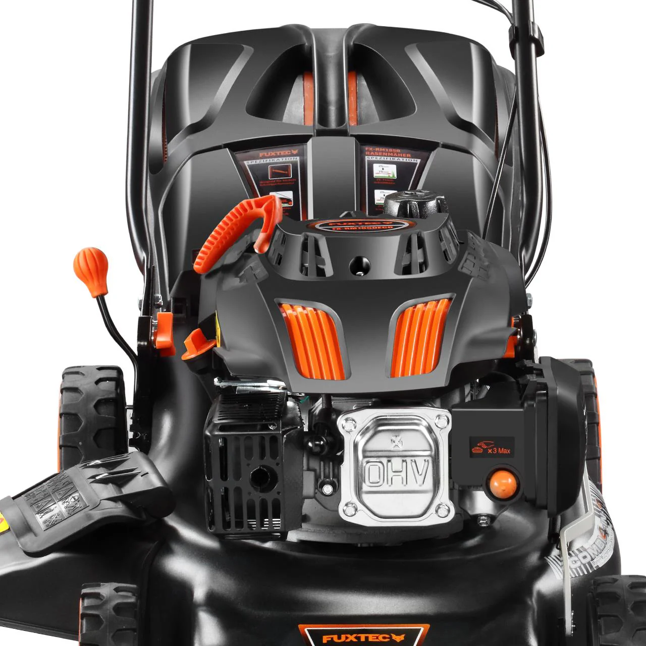 B-WARE FUXTEC FX-RM1855 Benzin Rasenmäher mit EasyClean - Image 10