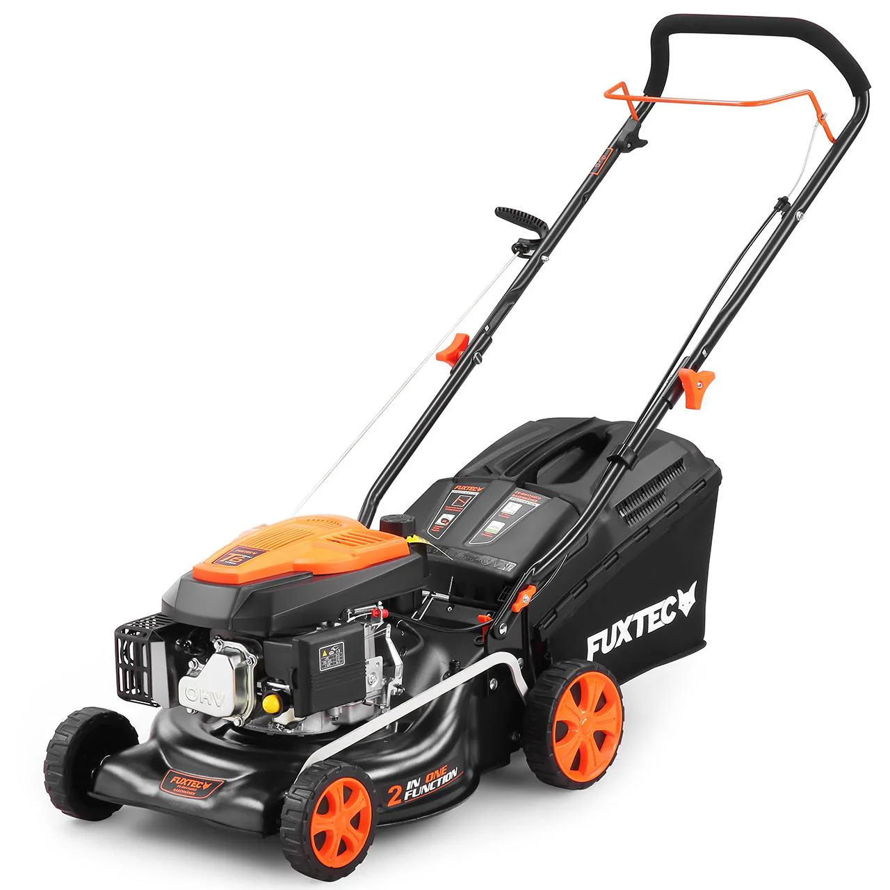 B-WARE Cortacésped de gasolina FUXTEC FX-RM4346ECO motor de gasolina 146cc ancho de corte 42cm - Easy Clean - Image 2