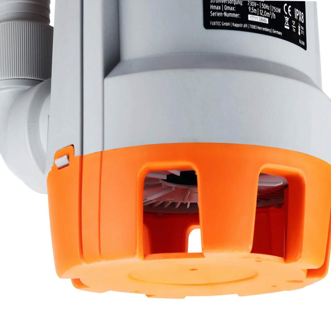 B-WARE Bomba sumergible de aguas residuales FUXTEC FX-TP1750 750 watts, máx. 12000 l/h - Image 7