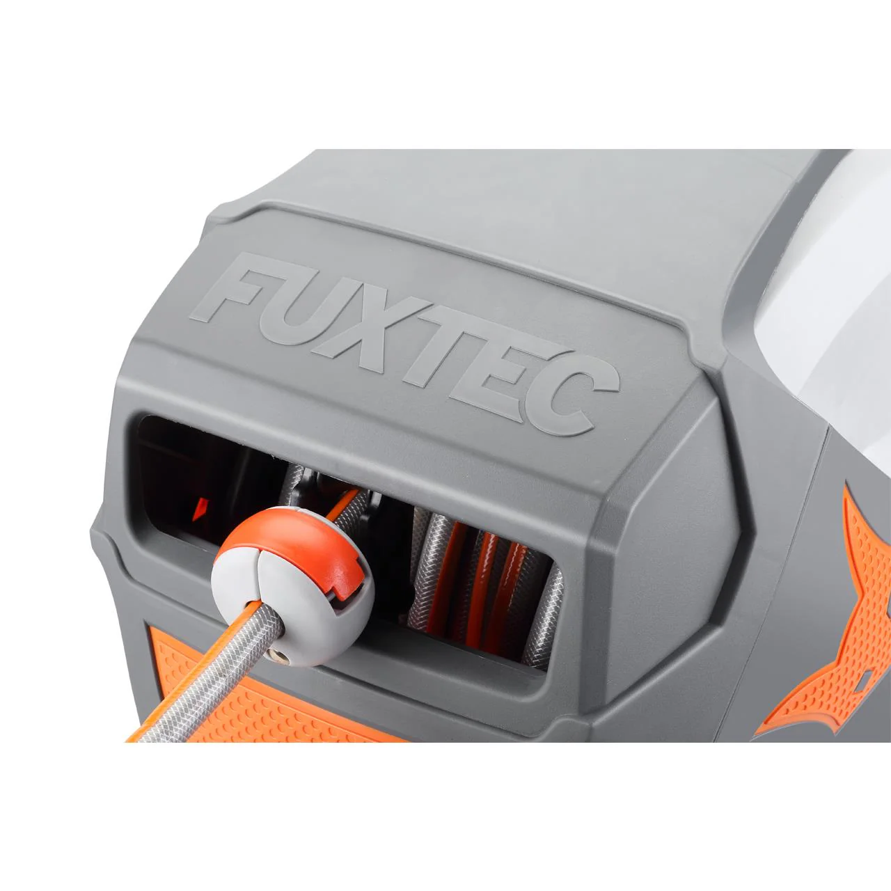 B-WARE Carrete automático de manguera para pared FUXTEC FX-WSA30 de 30 m con "EASY FIX" para facilitar el riego. - Image 6