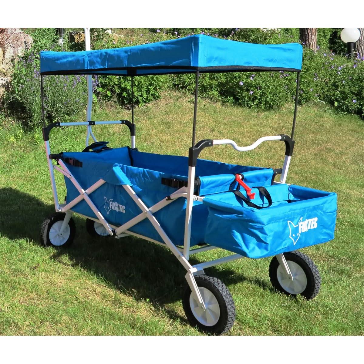 B-WARE FUXTEC Carro plegable TURKIS con techo solar JW-76AT - Image 5