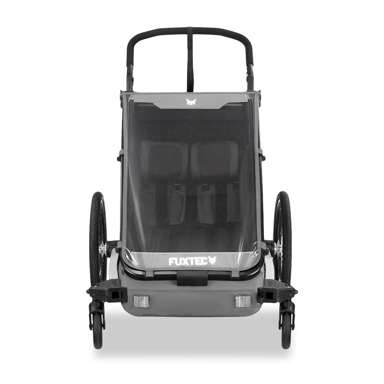 FUXTEC remolque para bicicletas/jogger FX-FA1-SET-GRAY con rueda jogger - Image 7