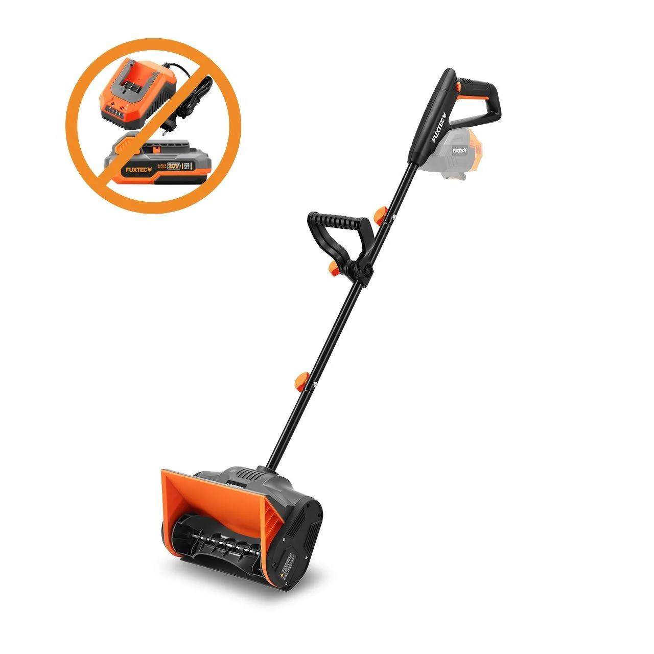 FUXTEC soplador de nieve sin cable FX-E1SCH20, sin batería, sin cargador